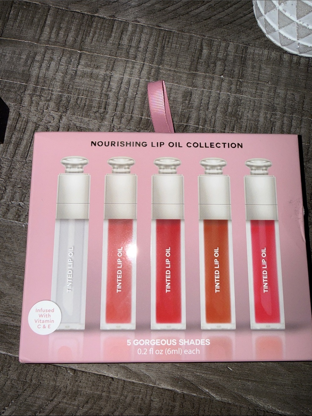 Nourishing Lip Oil Collection — 5 Tinted Lip Oils infused with vitamin C & E